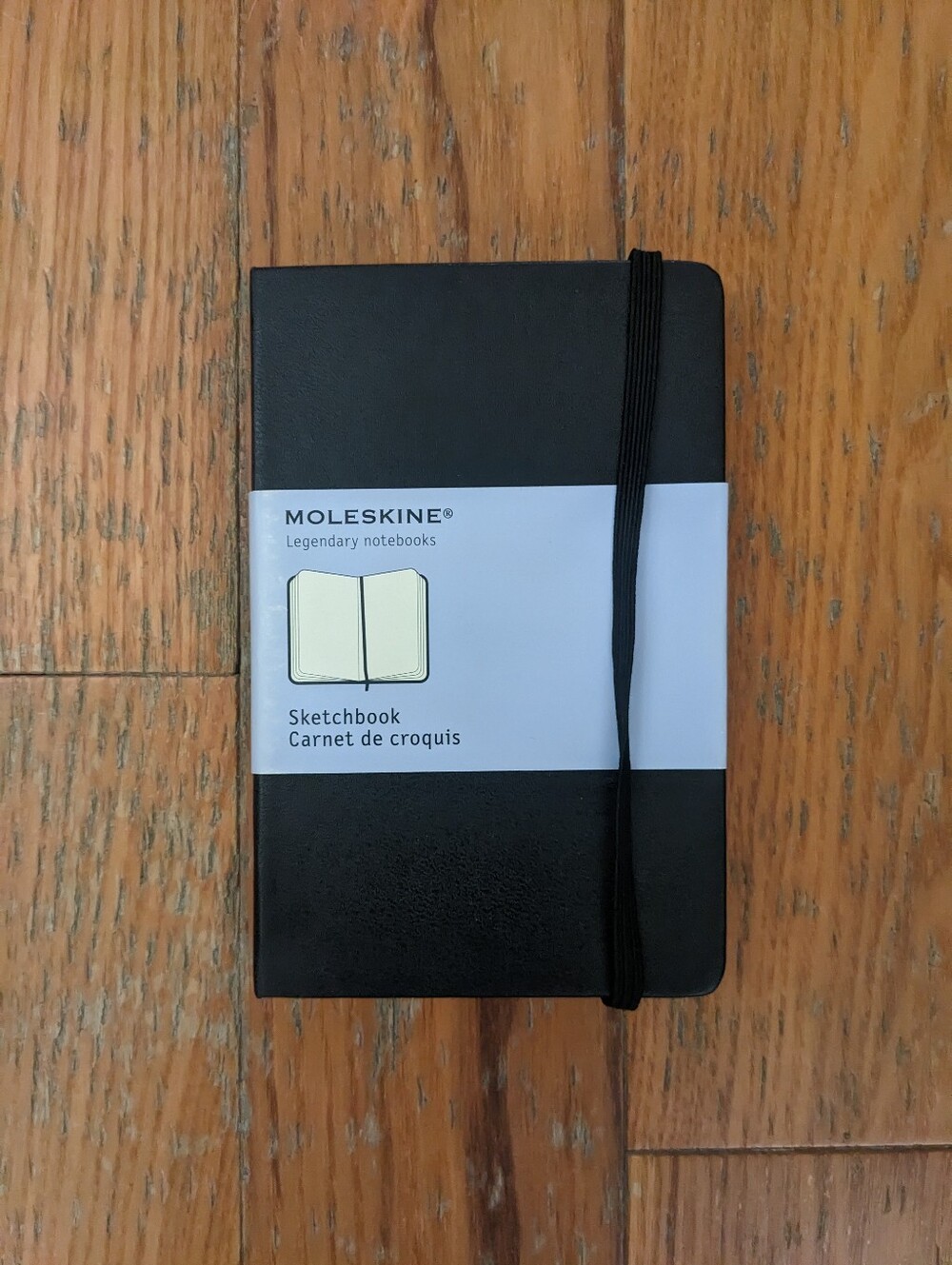 Classic Moleskine Black Pocket Sketchbook Brand New 3.5in X 5.5in